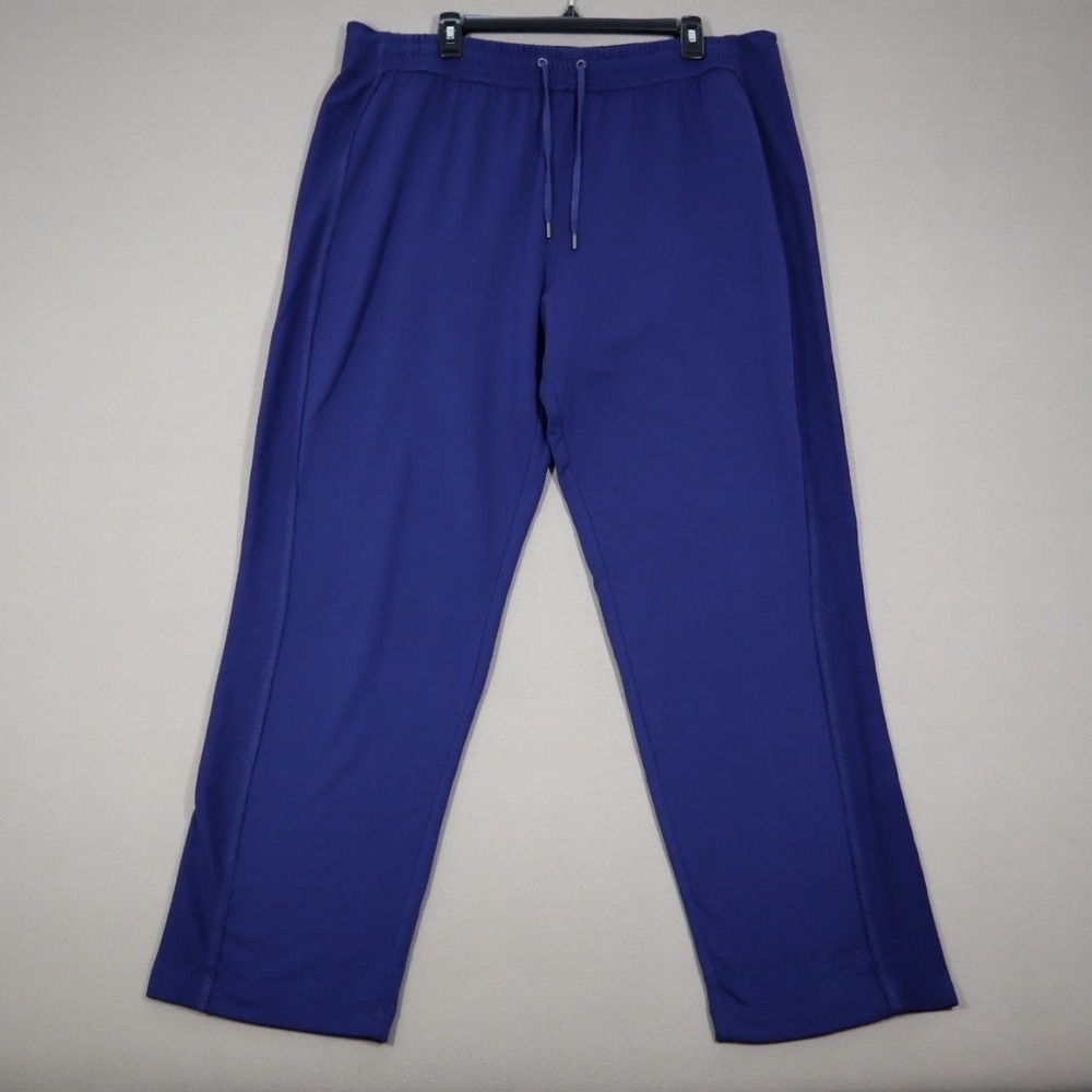 Zuda Women's Navy‎ Blue Straight Leg Pants - Size XL